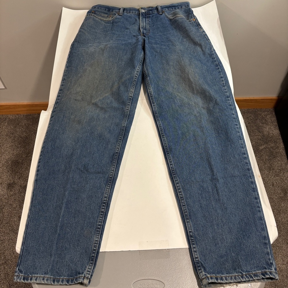 Levis 560 Jeans Mens 36x35 Blue Comfort Fit Tapered Leg Baggy